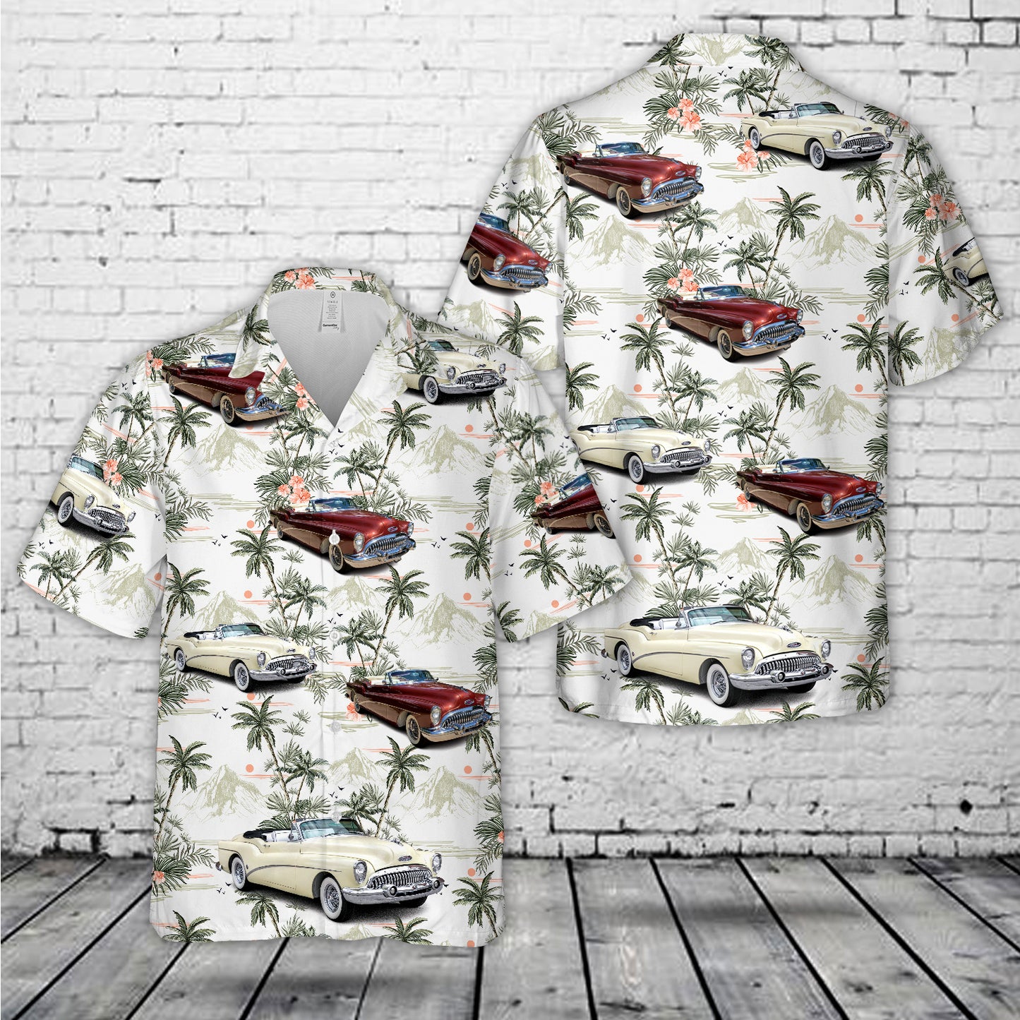 1953 Buick Skylark Convertible Hawaiian Shirt