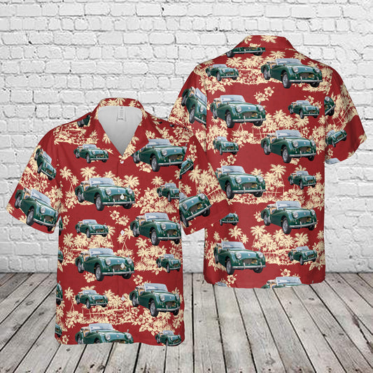 1954 Triumph TR2 Hawaiian Shirt