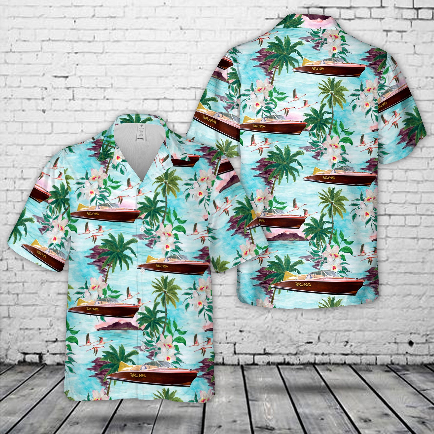 1955 Chris-Craft Cobra 21ft Speed Boat Hawaiian Shirt