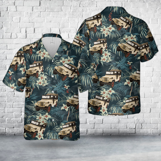 1955 Willys M170 Ambulance Hawaiian Shirt