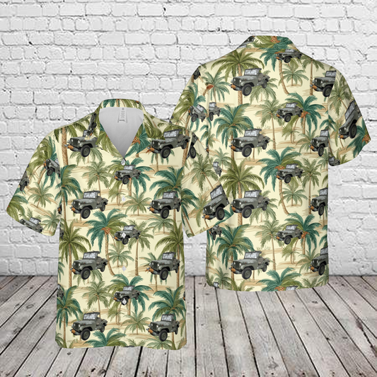 1955 Willys M170 Jp Frontline Ambulance Hawaiian Shirt
