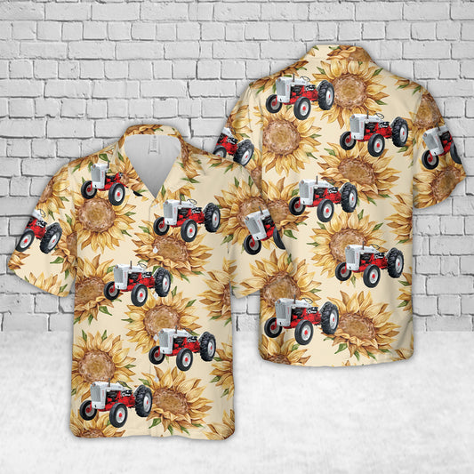 1956 Ford 860 Tractor Hawaiian Shirt