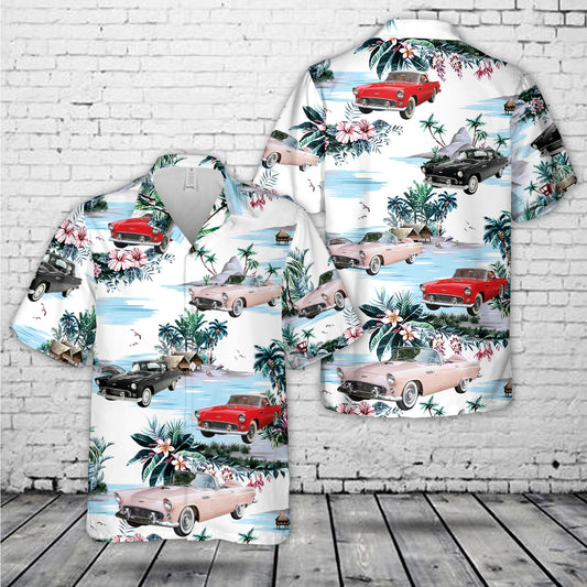 1956 Ford Thunderbird Hawaiian Shirt