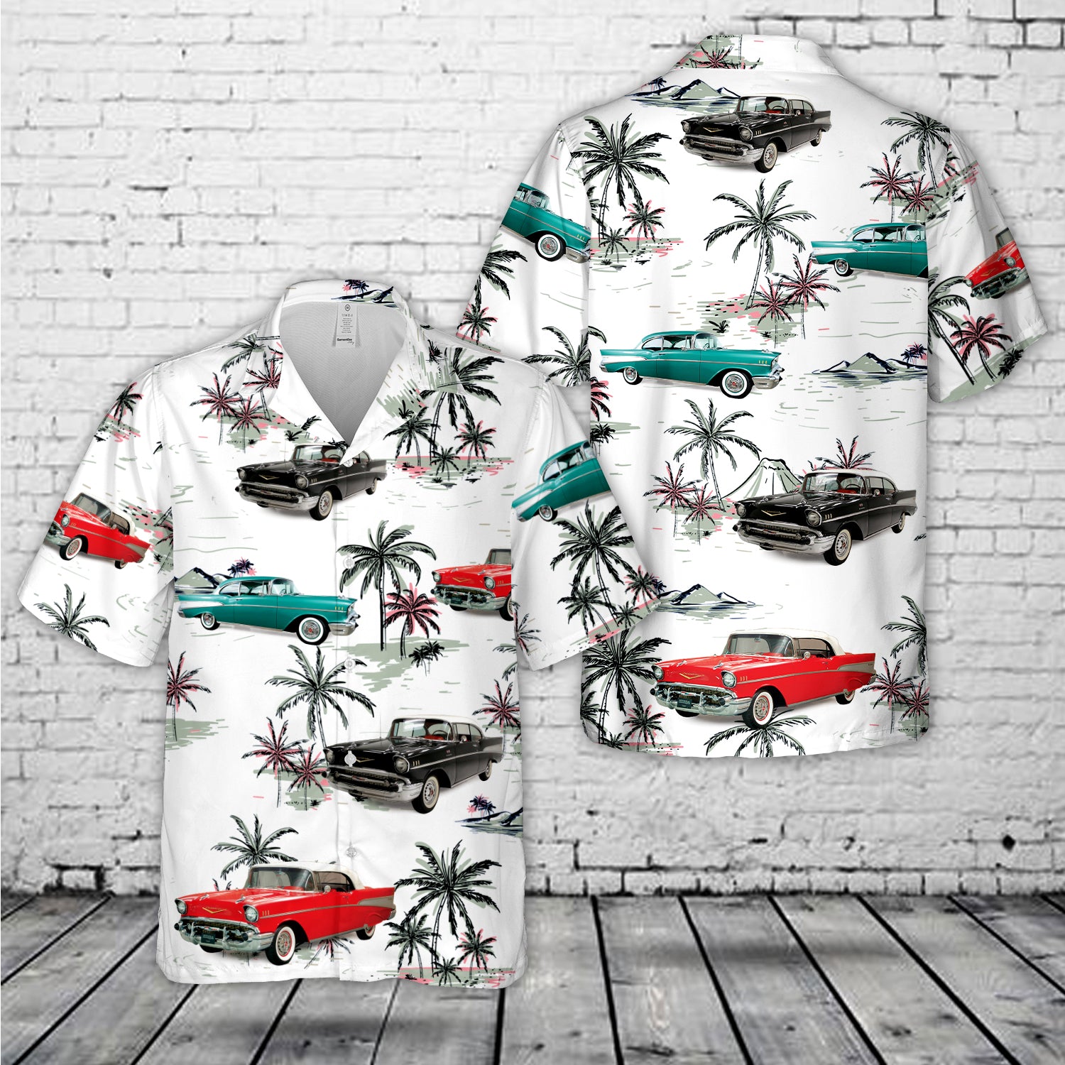 1957 Chevrolet Bel Air Hawaiian Shirt