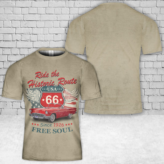 1957 Ford Thunderbird 3D T-Shirt