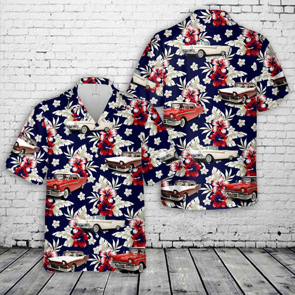 1957 ford Fairlane 500 Hawaiian Shirt