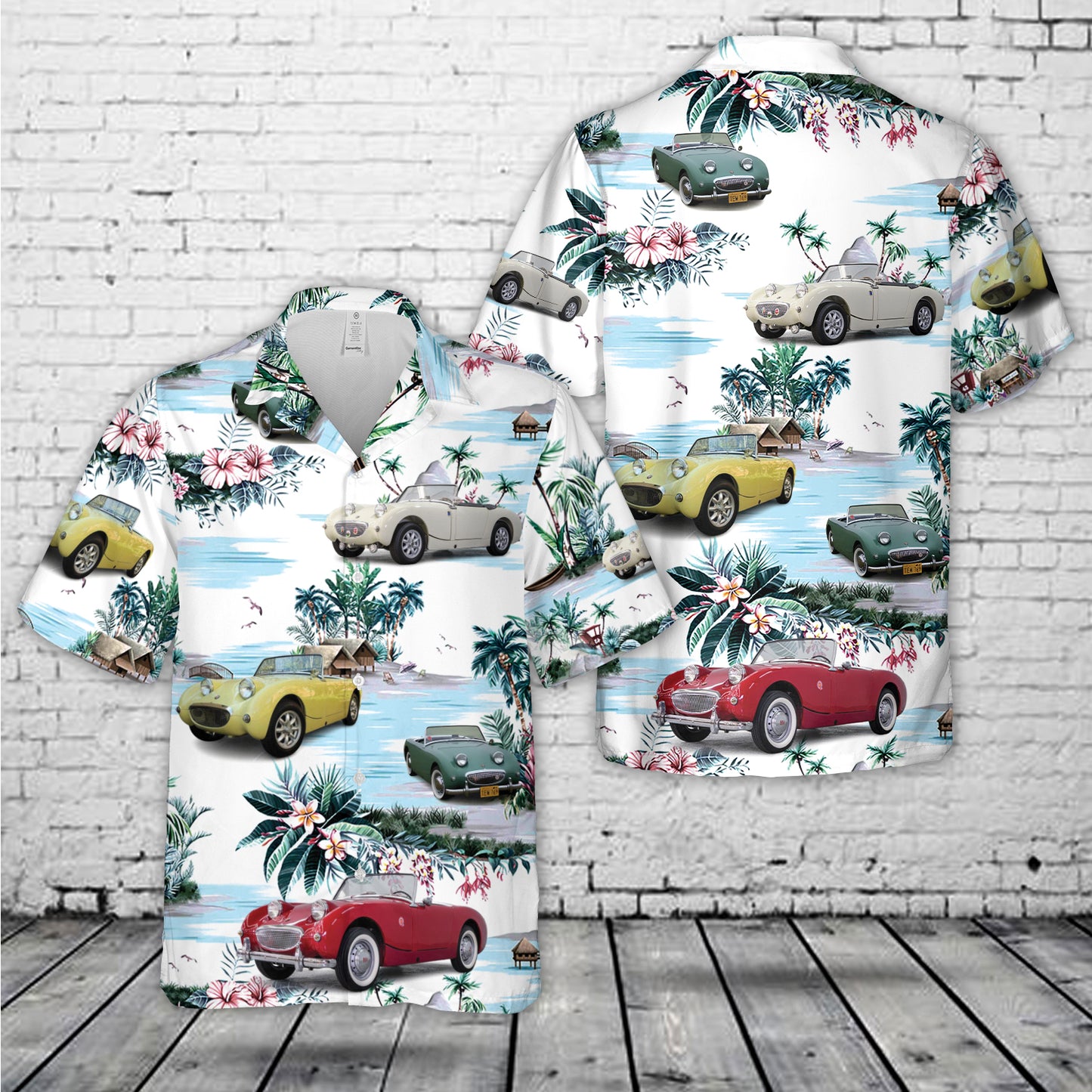 1959 Austin-Healey Bugeye Sprite Hawaiian Shirt
