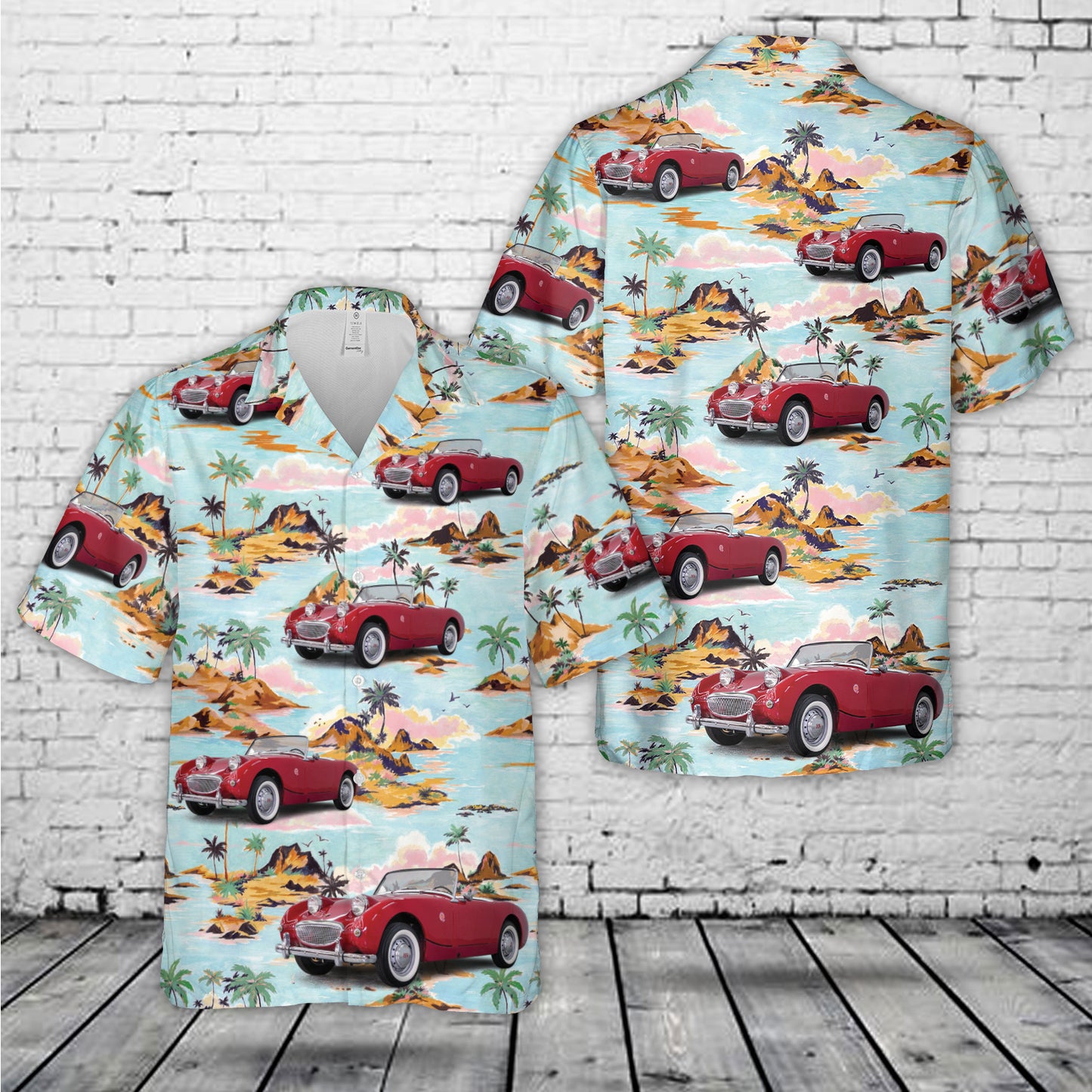 1959 Austin-Healey Bugeye Sprite Hawaiian Shirt