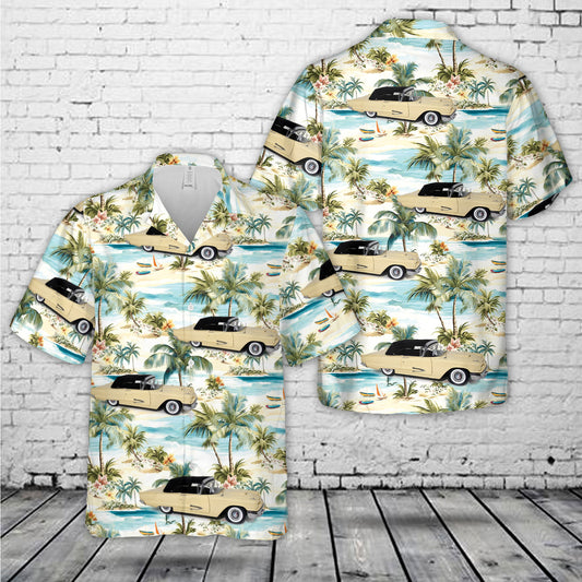 1959 Ford Thunderbird Convertible Hawaiian Shirt