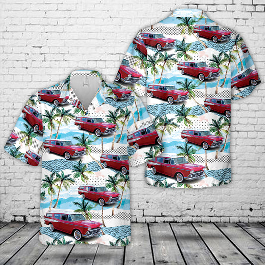 1959 Rambler Six Super Cross Country Hawaiian Shirt