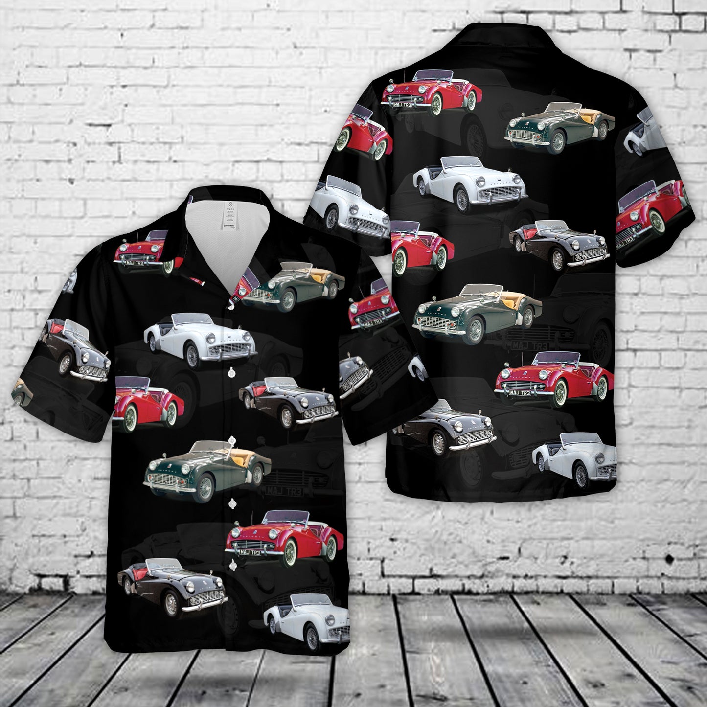 1959 Triumph TR3A Hawaiian Shirt