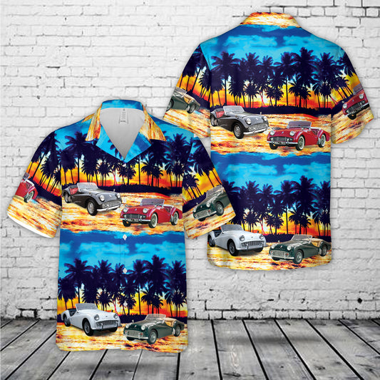 1959 Triumph TR3A Hawaiian Shirt