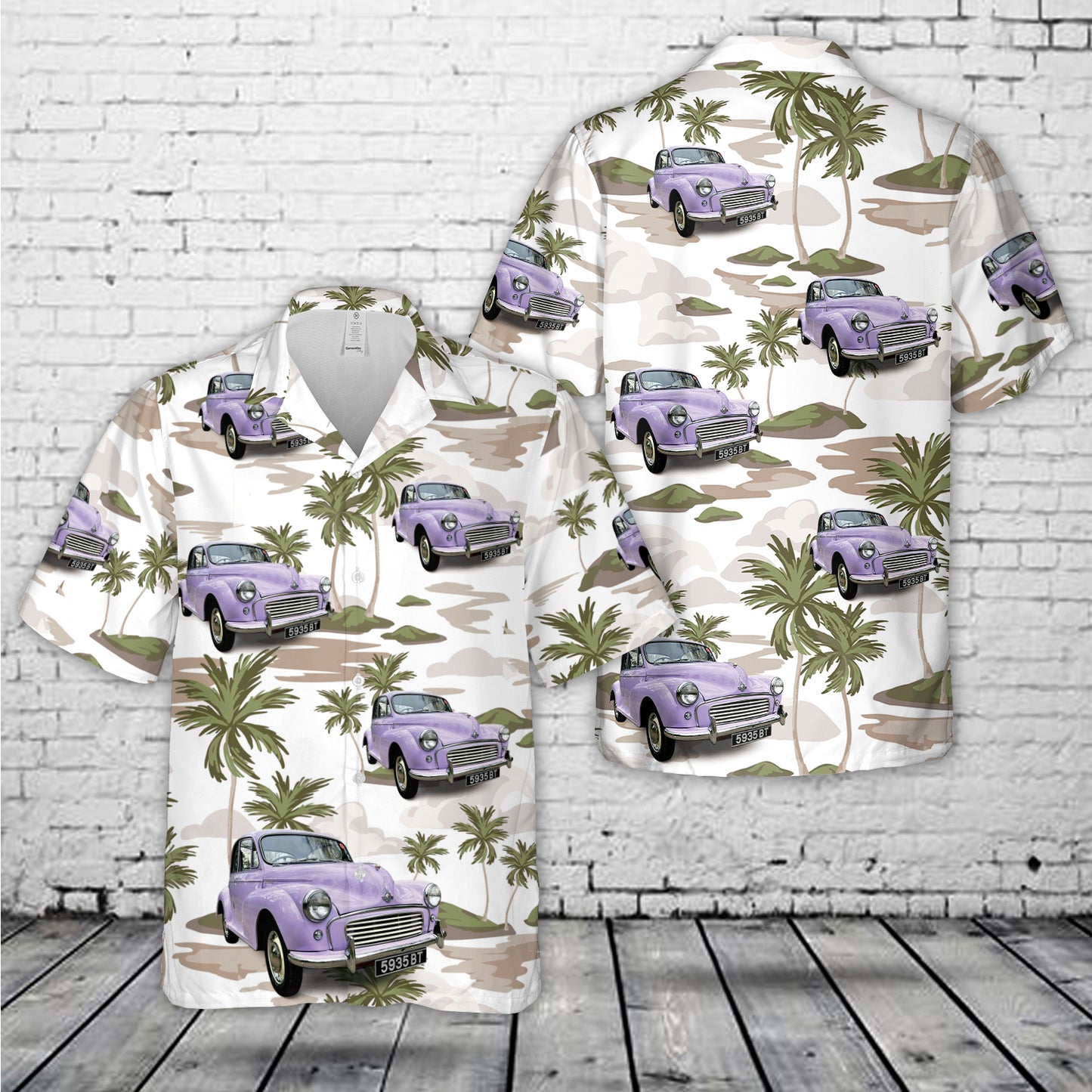 1961 Morris Minor Million Hawaiian Shirt