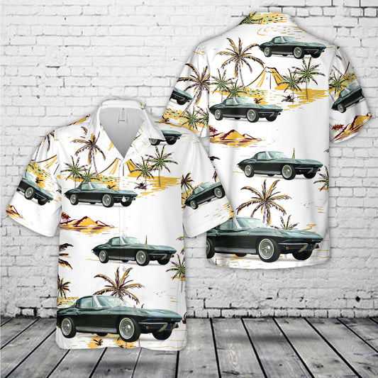1963 Chevrolet Corvette Hawaiian Shirt