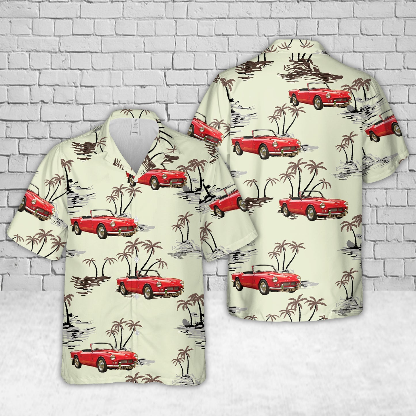 1963 Triumph Spitfire Hawaiian Shirt