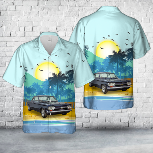 1964 Chevrolet Corvair Monza 900 Coupe Hawaiian Shirt
