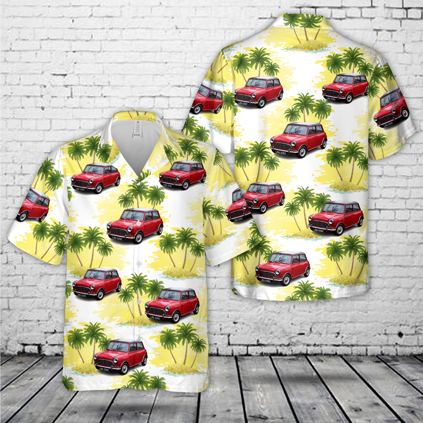 1965 Austin Mini Cooper 970S Hawaiian Shirt