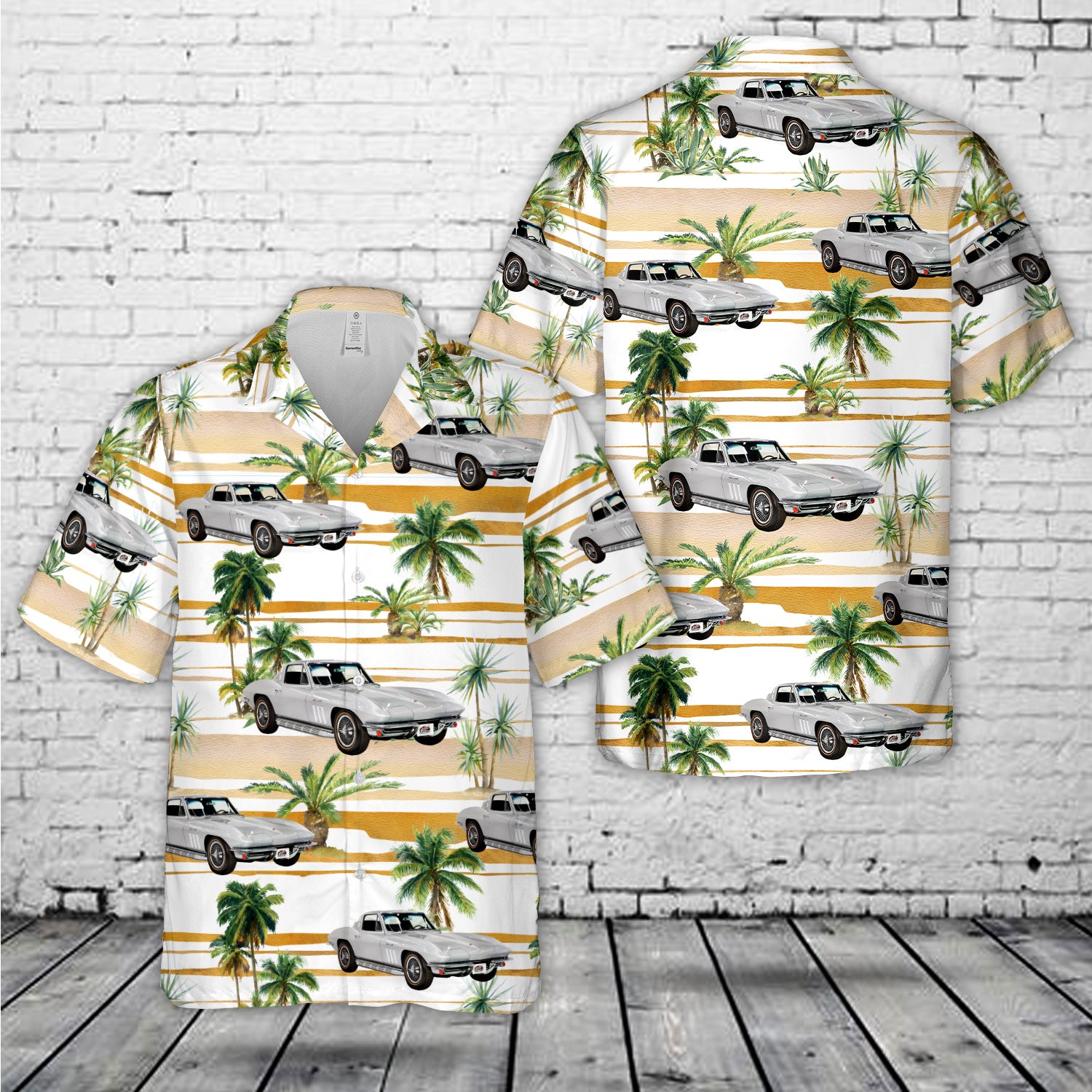 1965 CHEVROLET CORVETTE FUELIE Hawaiian Shirt