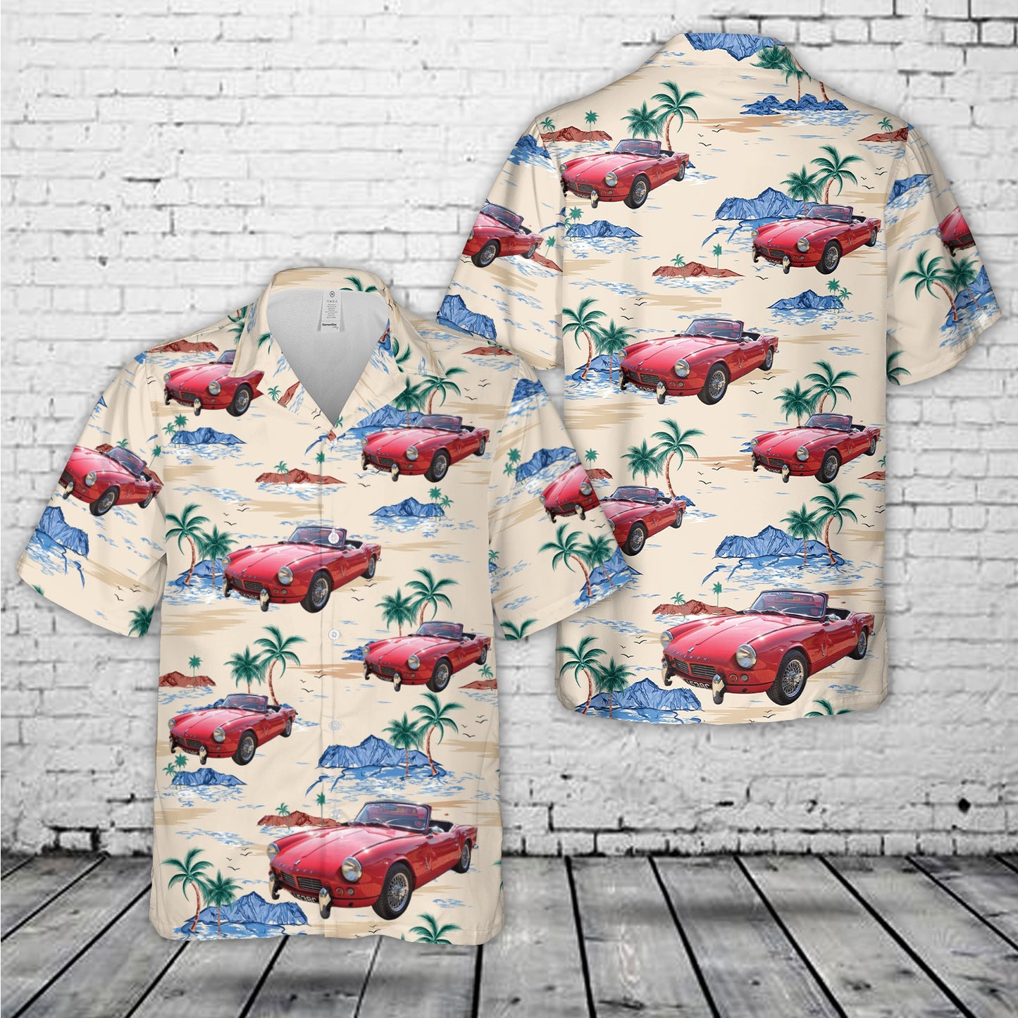 1965 Triumph Spitfire MkII Hawaiian Shirt