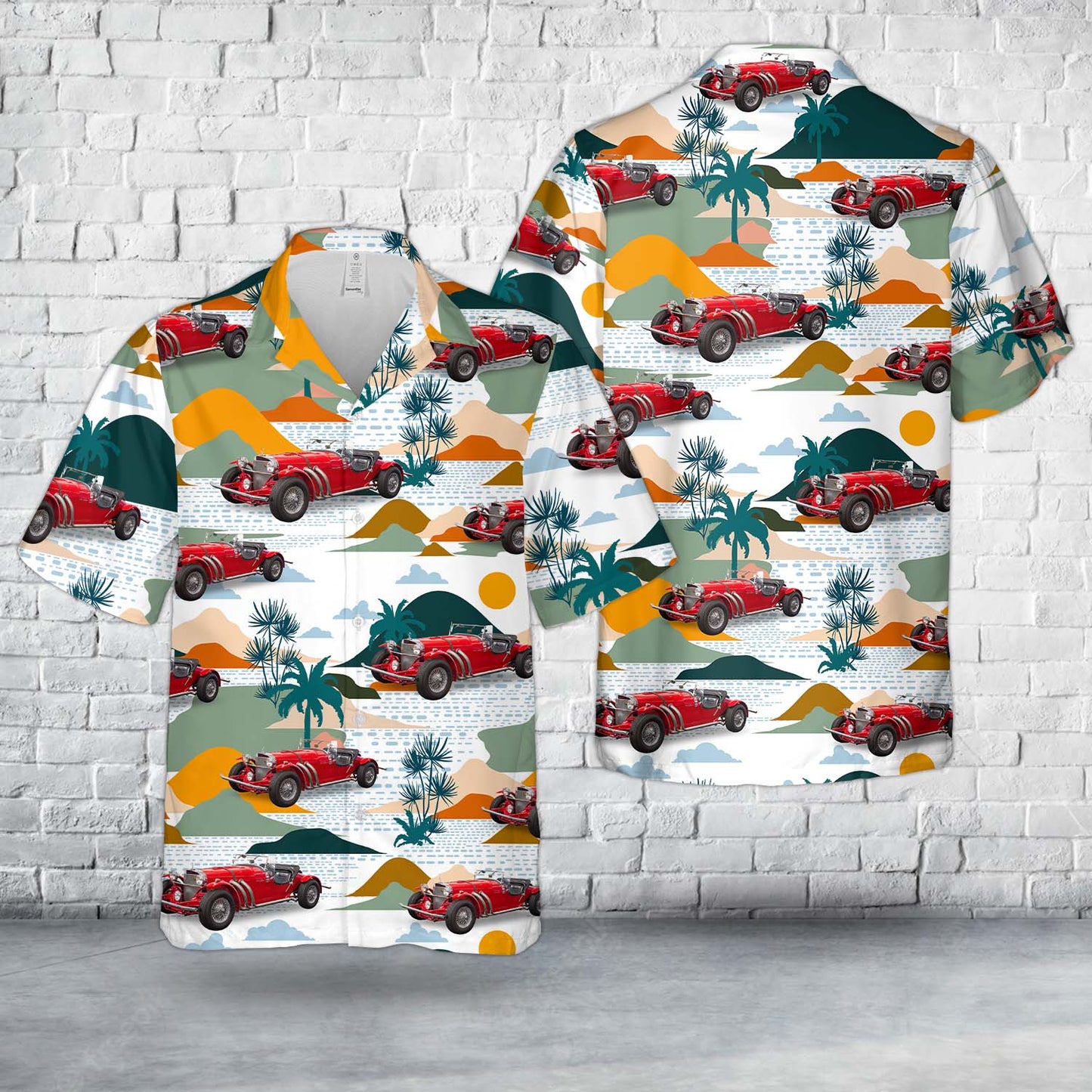 1966 Excalibur SSK Series I Roadster Hawaiian Shirt