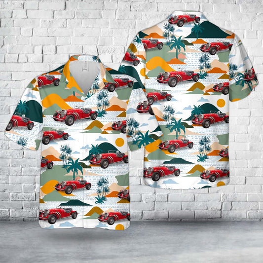 1966 Excalibur SSK Series I Roadster Hawaiian Shirt