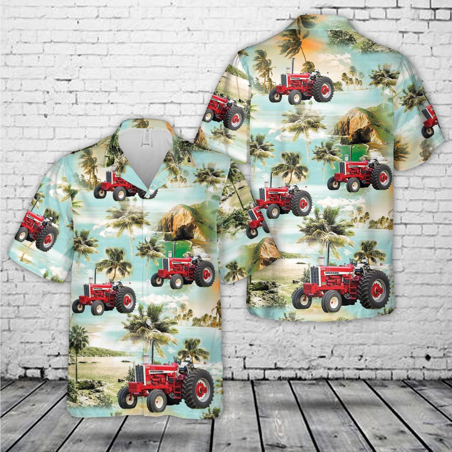 1966 Farmall 1206 Turbo Hawaiian Shirt