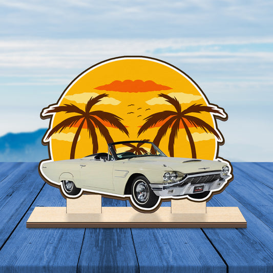 1966 Ford Thunderbird Custom Shape Wood Standee