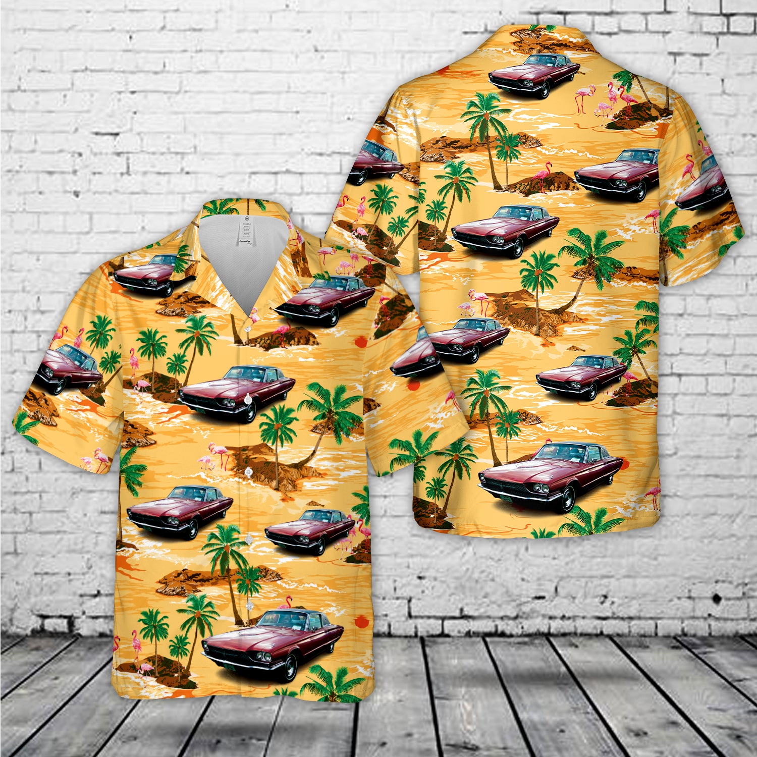 1966 Ford Thunderbird Town Landau Hawaiian Shirt