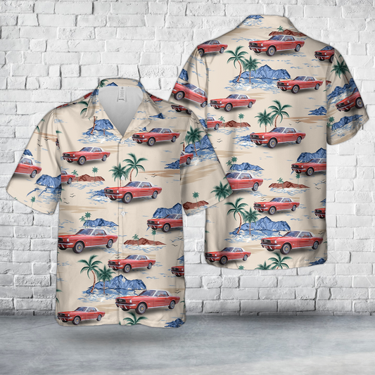 1966 Mustang Sprint 200 Limited Edition Hawaiian Shirt