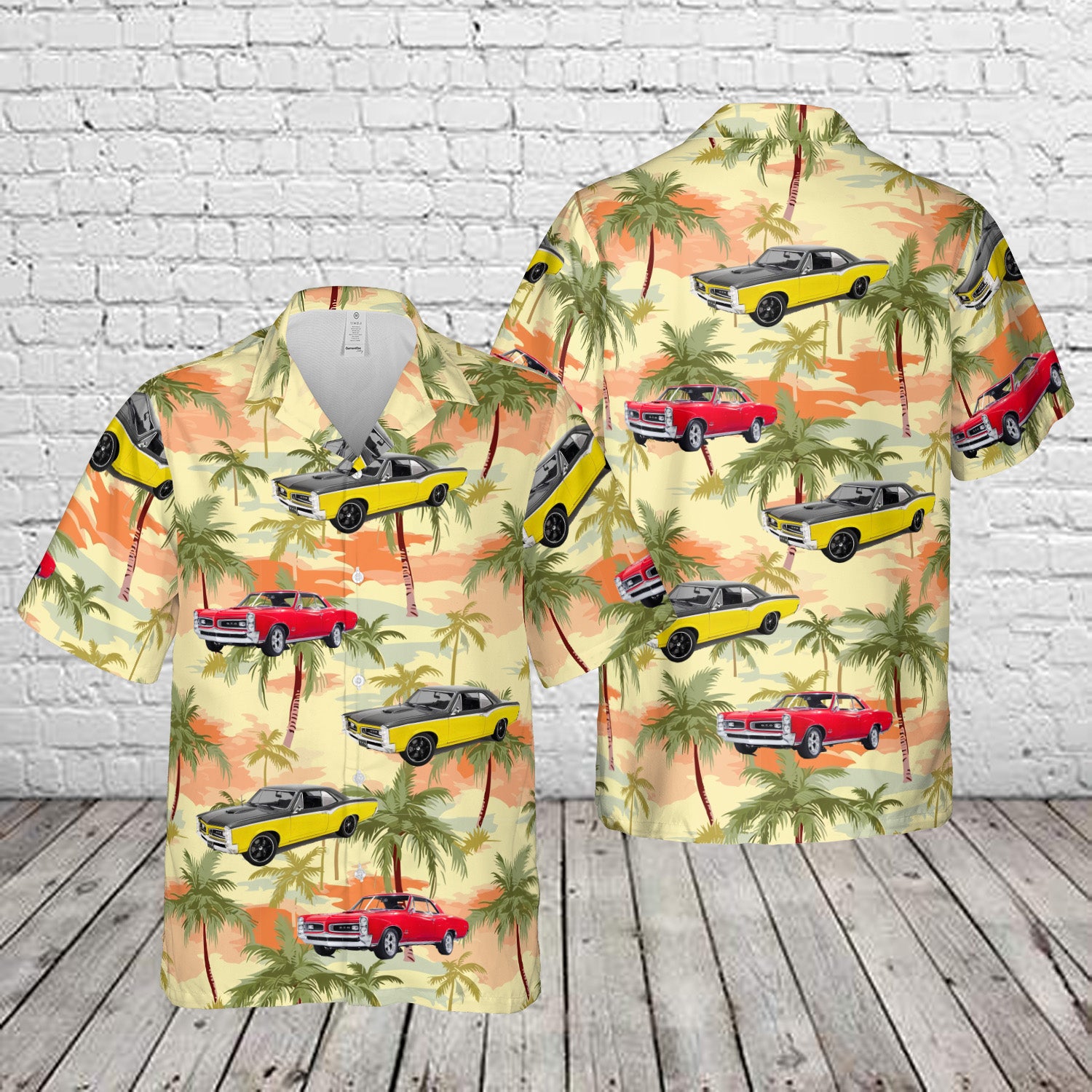 1966 Pontiac GTO Restomod Hawaiian Shirt