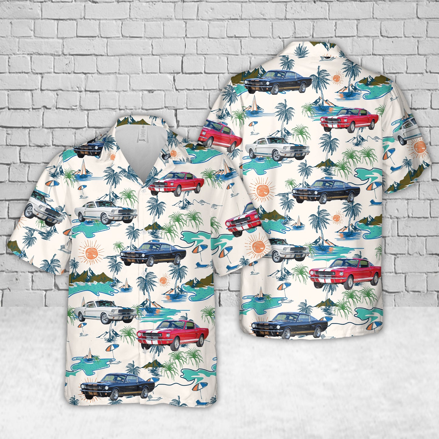 1966 Shelby GT350 Hawaiian Shirt