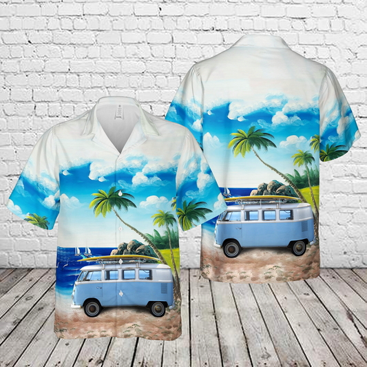 1967 VW Bus Hawaiian Shirt