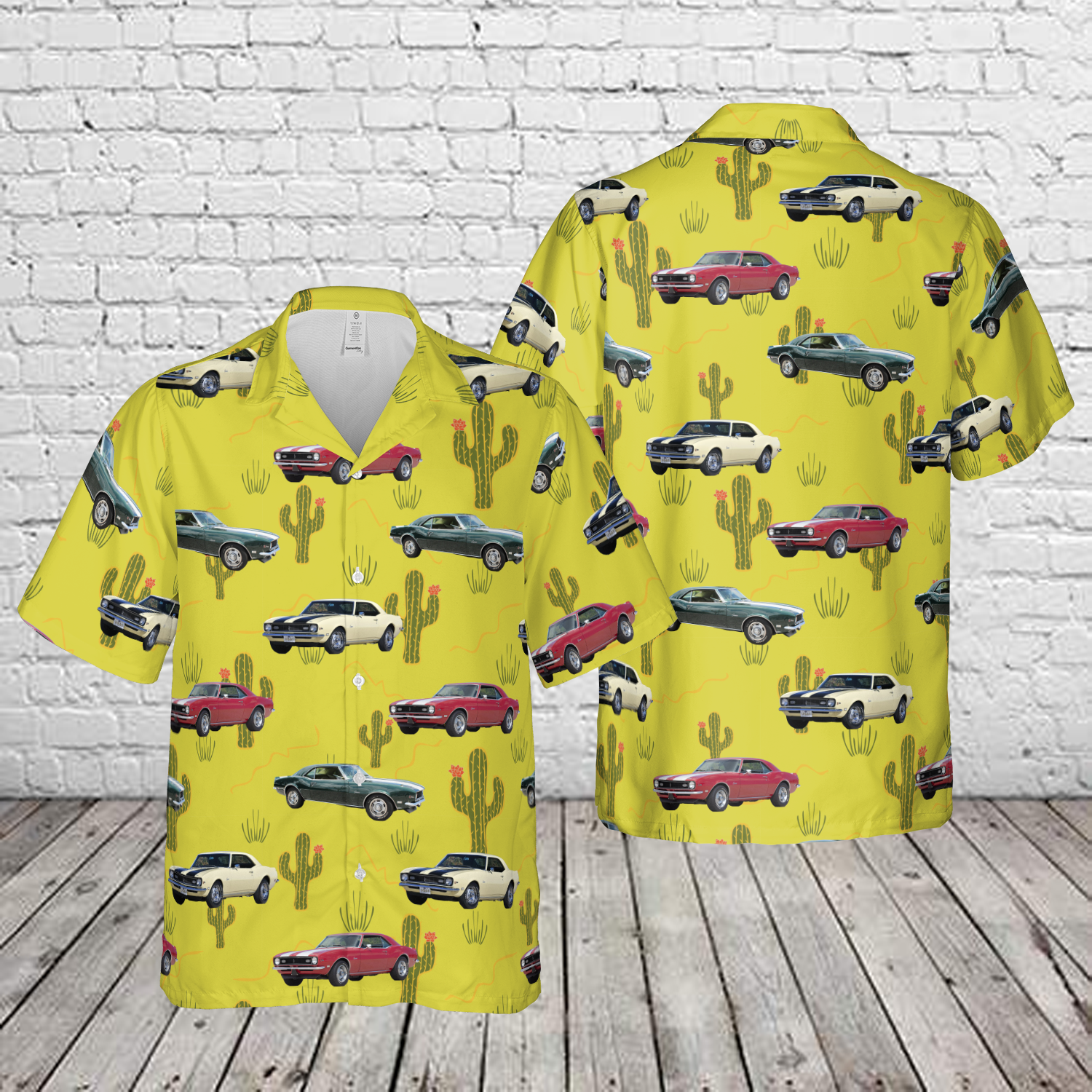 1968 Chevrolet Camaro Z28 Hawaiian Shirt