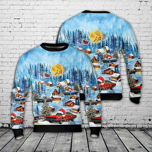 1968 Dodge Charger Christmas Sweater