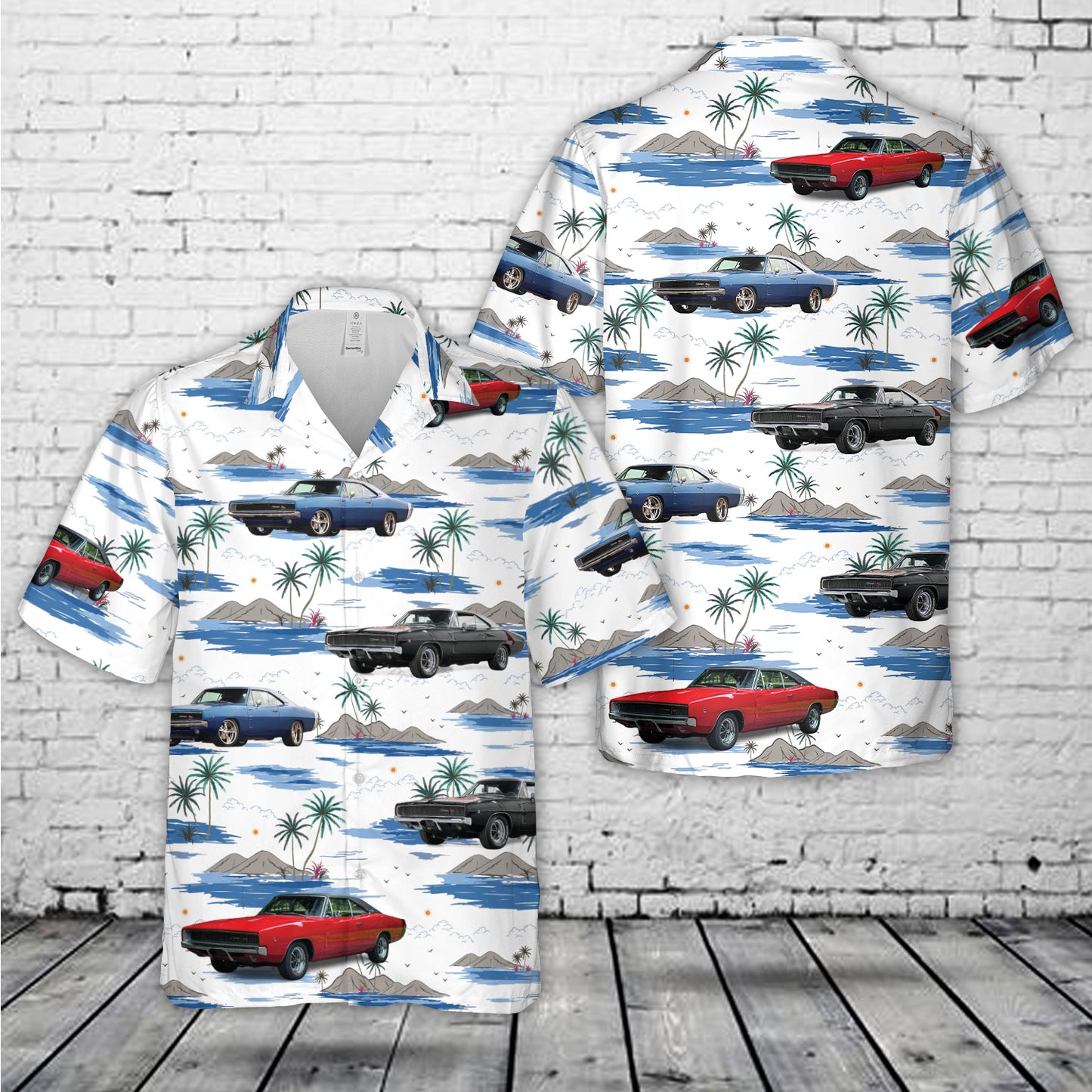 1968 Dodge Charger Hawaiian Shirt