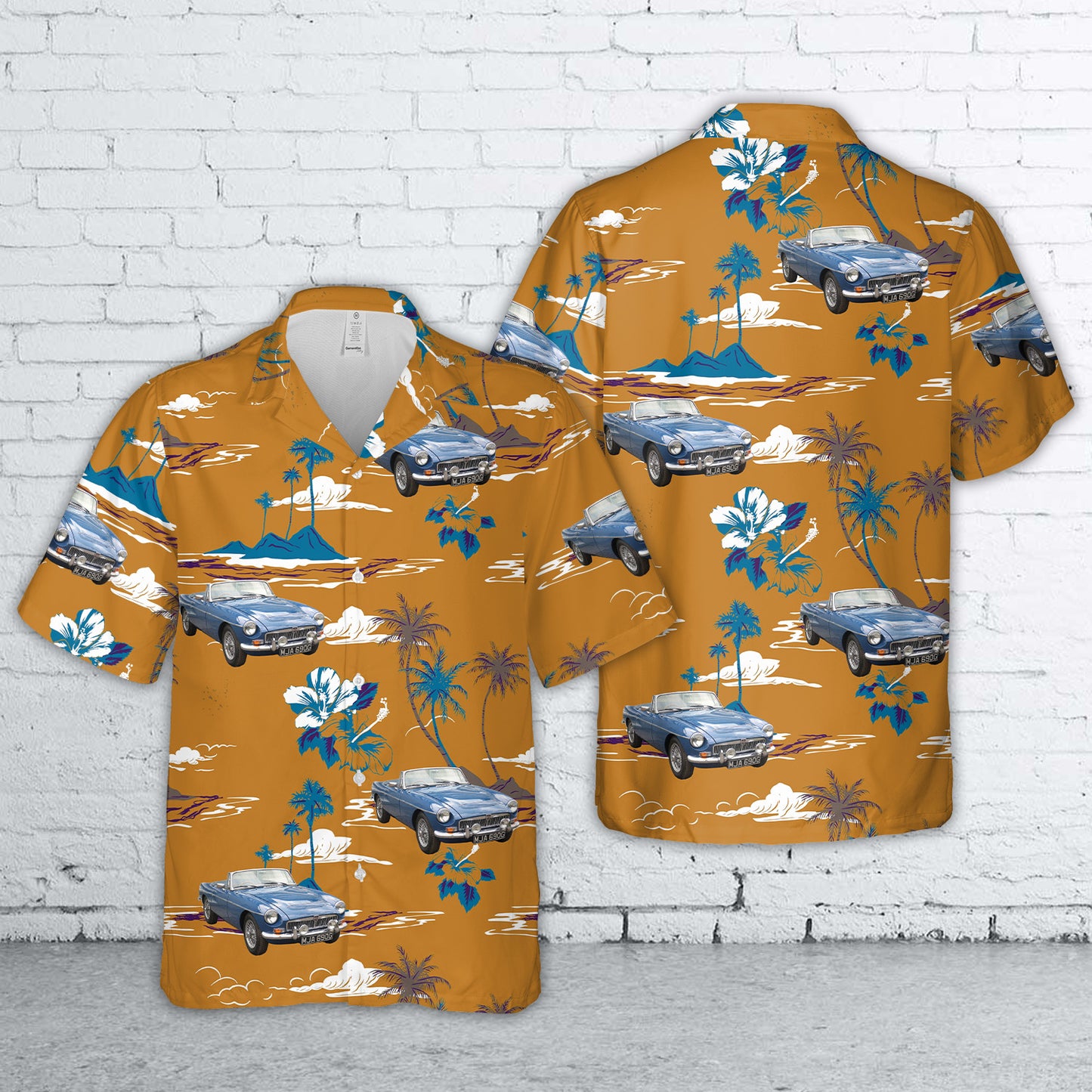 1968 MG C Roadster Hawaiian Shirt