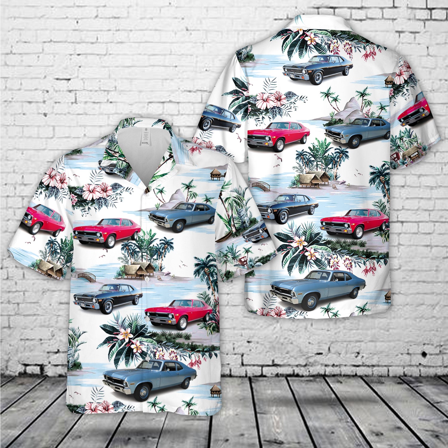 1968 - 1972 Chevy Nova Hawaiian Shirt