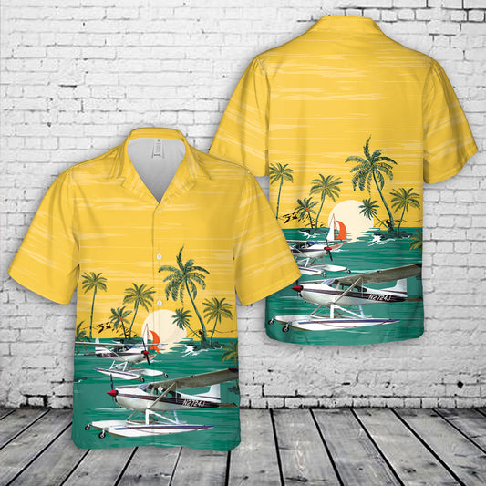 1969 Cessna 185 (Floats) Hawaiian Shirt
