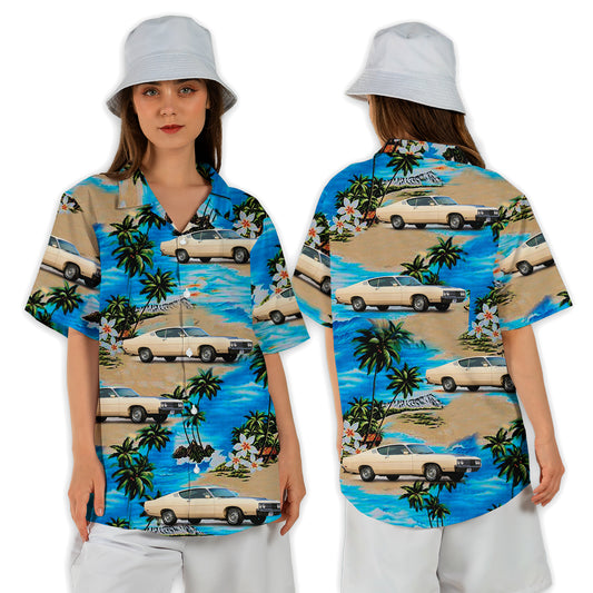 1969 Ford Torino Talladega Hawaiian Shirt For Women