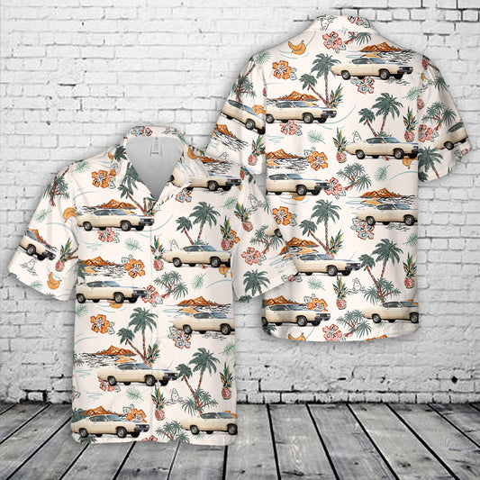 1969 Ford Torino Talladega White Hawaiian Shirt