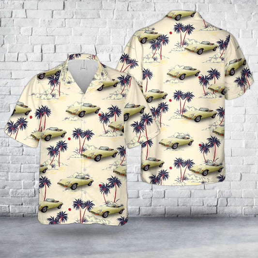 1969 Jaguar XKE Series II Convertible Hawaiian Shirt