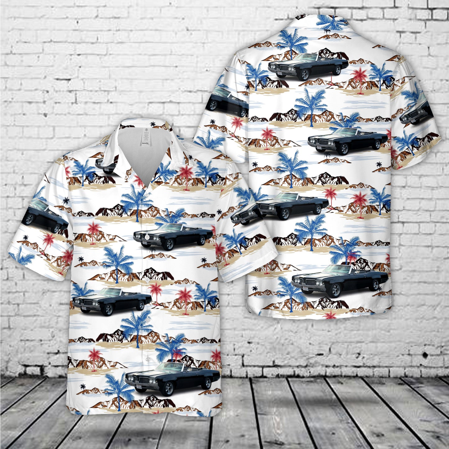 1969 Oldsmobile Delta 88 Convertible Hawaiian Shirt