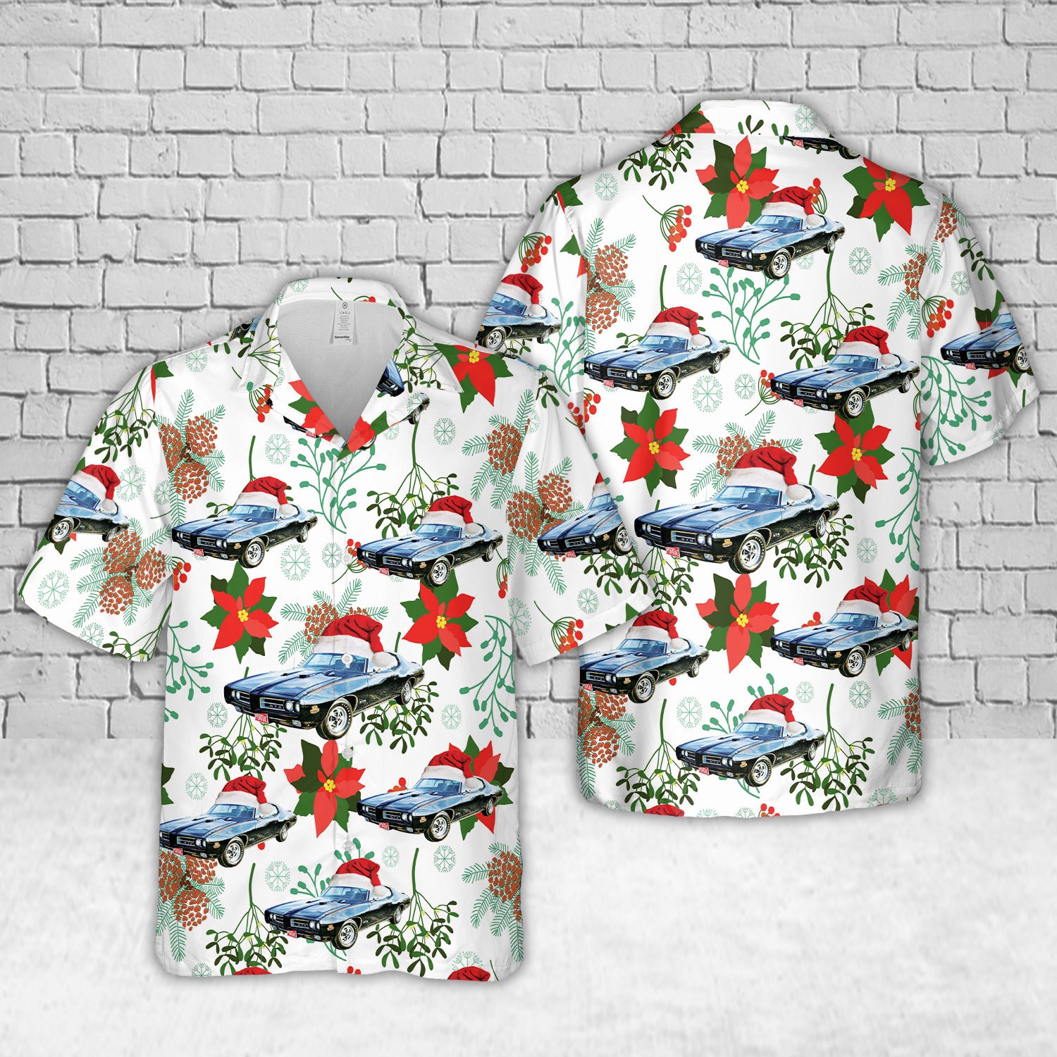 1969 Pontiac GTO Judge Christmas Hawaiian Shirt