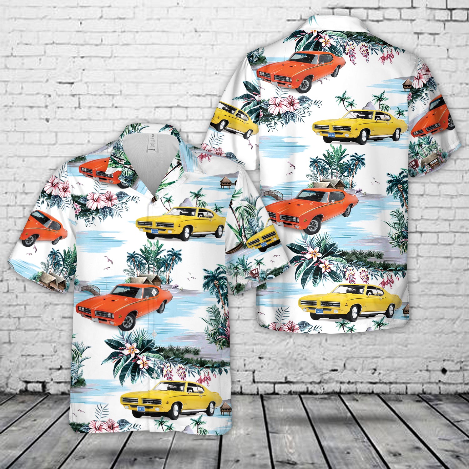 1969 Pontiac GTO Judge Hawaiian Shirt