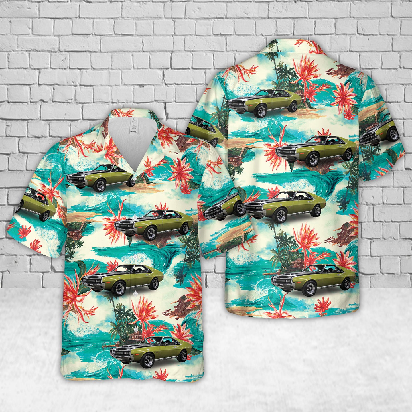 1970 AMC AMX Hawaiian Shirt