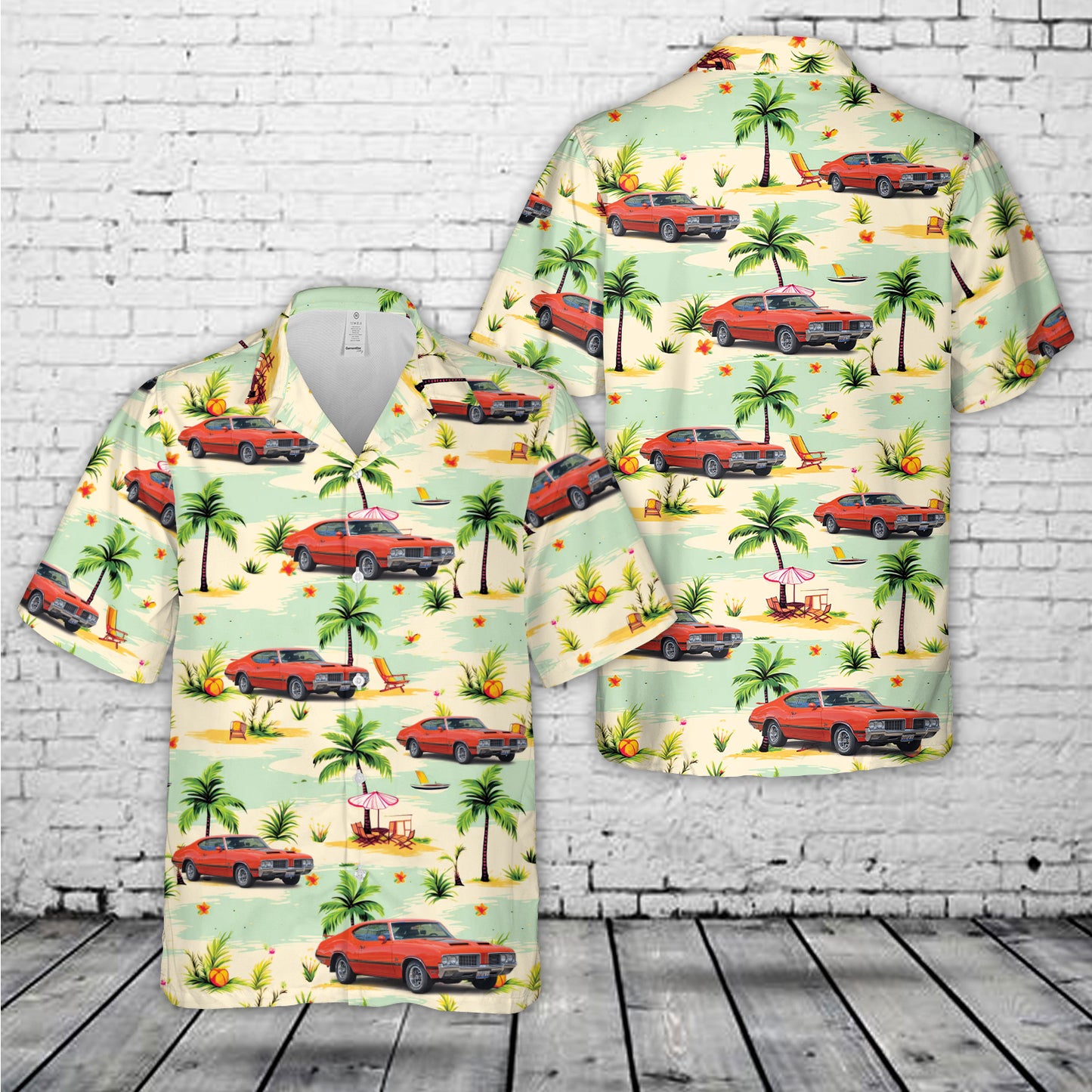 1970 Oldsmobile Cutlass W-31 Coupe Hawaiian Shirt