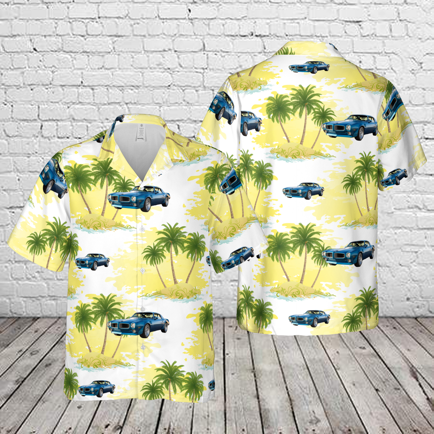 1971 Pontiac Firebird Trans Am 5-Speed Hawaiian Shirt