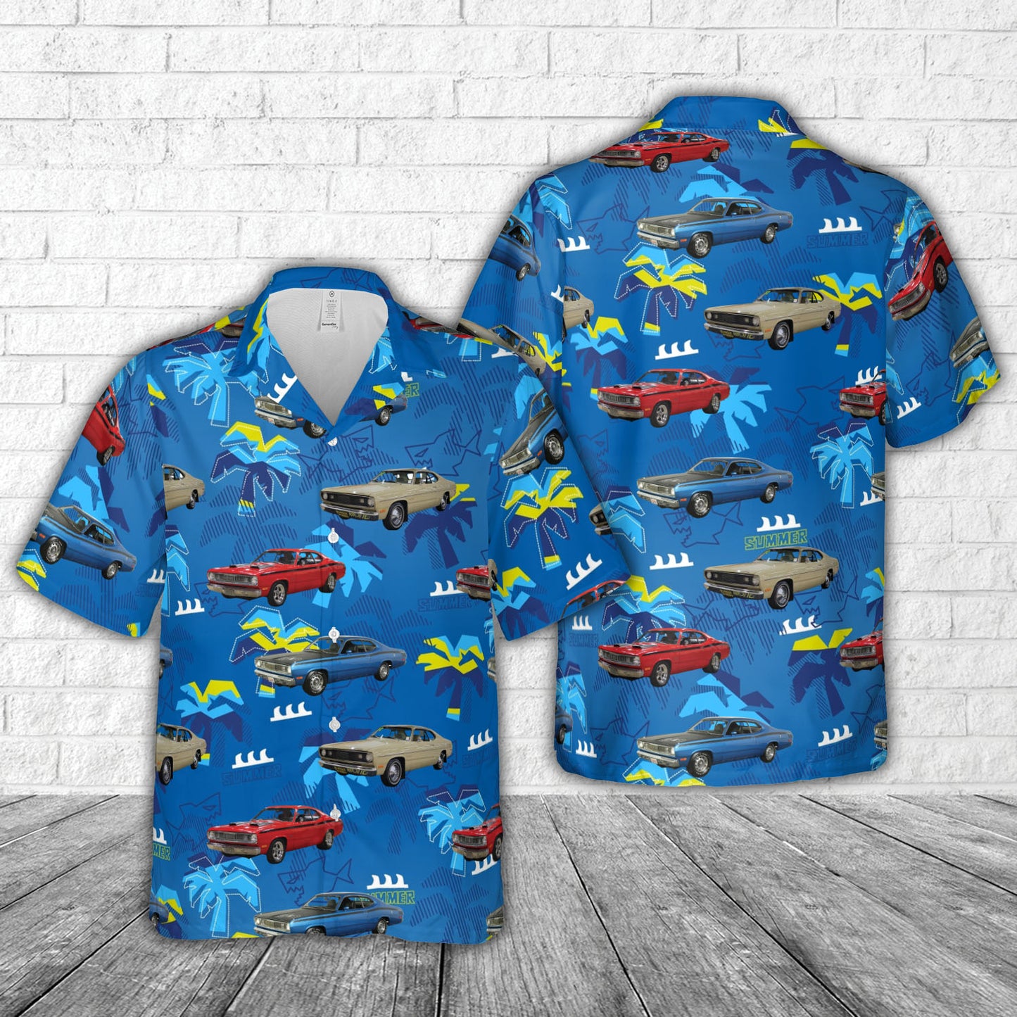 1972 Plymouth Duster Car Hawaiian Shirt