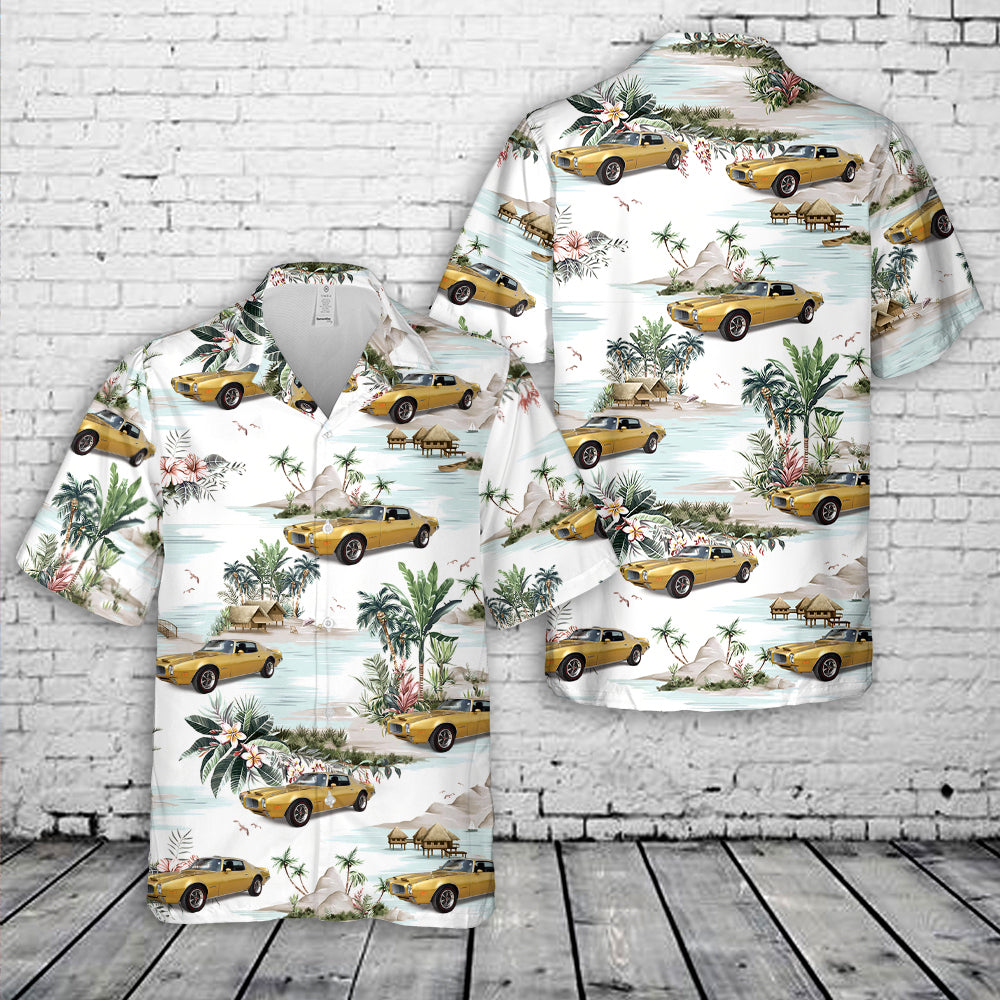 1972 Pontiac Formula Gold Hawaiian Shirt