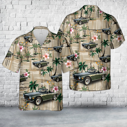 1972 Triumph TR6 Hawaiian Shirt